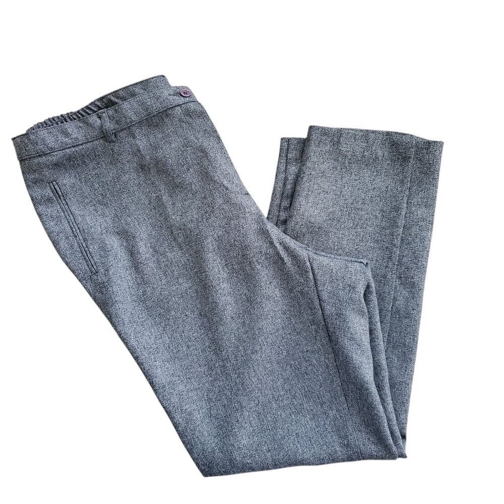 GRAY KNIT WOMENS TROUSERS SIZE 18W